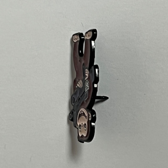 Curious George Machine Gun Hat Pin Pins Streetwear Hats Bag Hype Fitted New Era - Picture 5 of 8